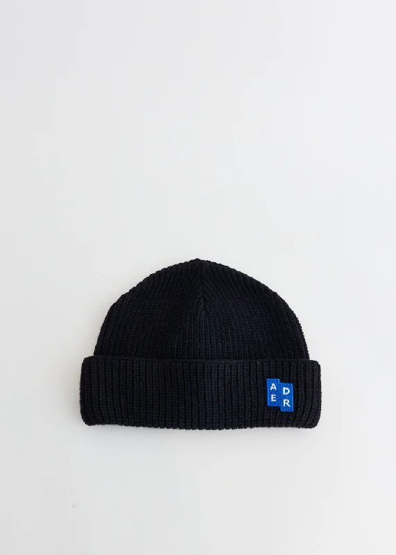 Beanies & headbands for sale racks-Significant Tetris Patch Beanie