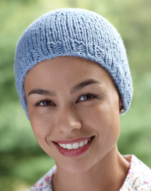 Beanies & headbands for warm souls-Serene Blue Hat Pattern (Knit)