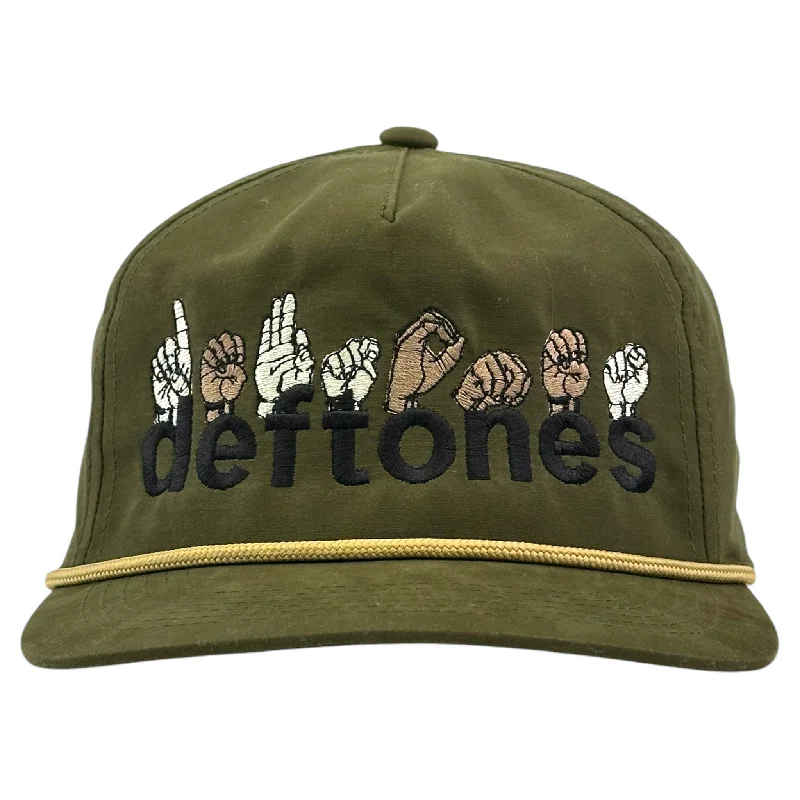 Beanies & headbands for daily fits-DEFTONES Embroidered Cap Hat