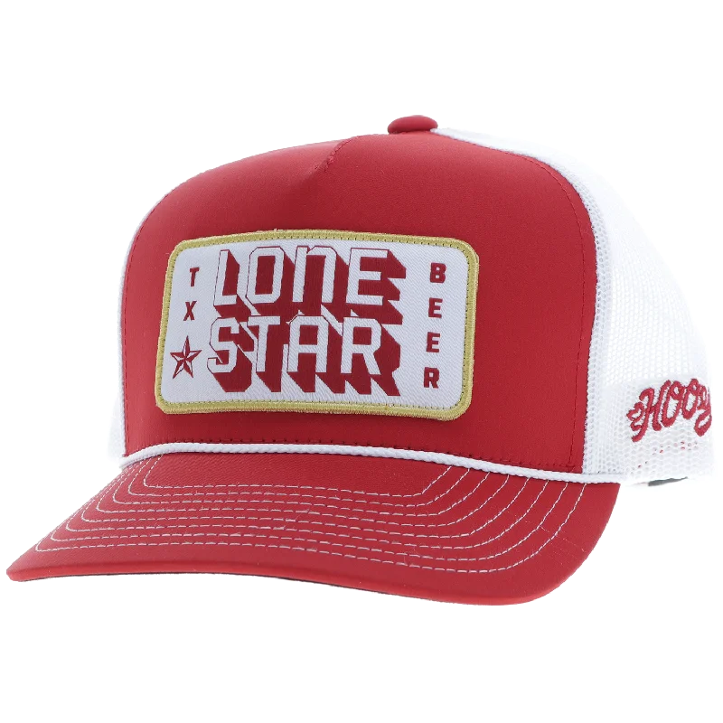 Beanies & headbands for all fun-"Lone Star" Hat Red/White