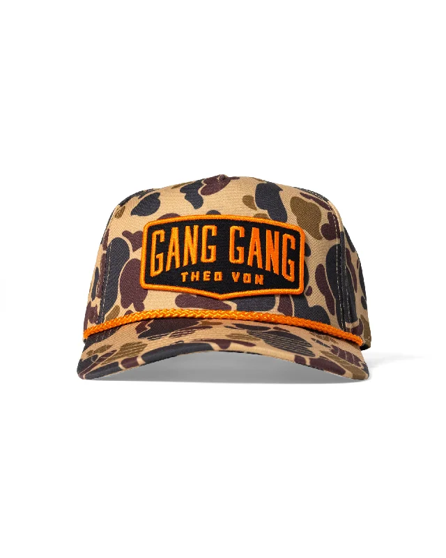 Beanies & headbands for dotted prints-Gang Gang Camo Hat