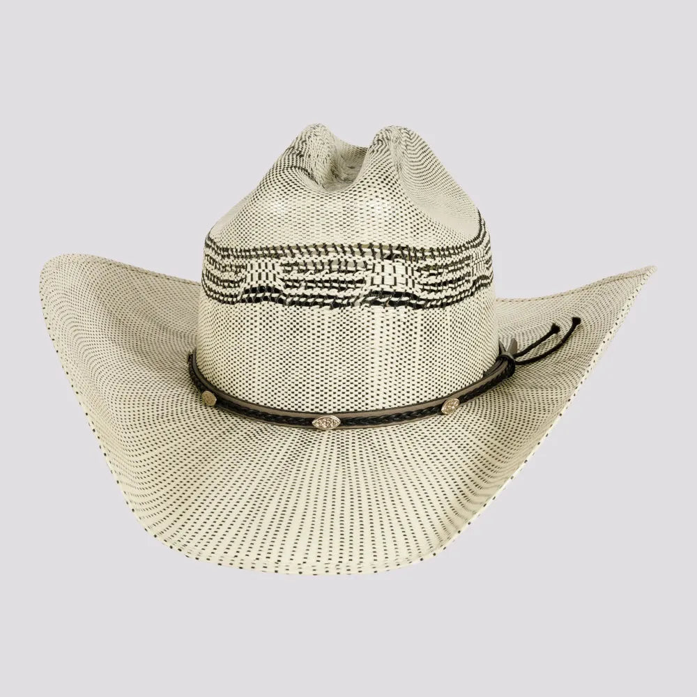 Womens Hats with thrifty charm-Curly | Womens Woven Western Bangora Straw Cowgirl Hat