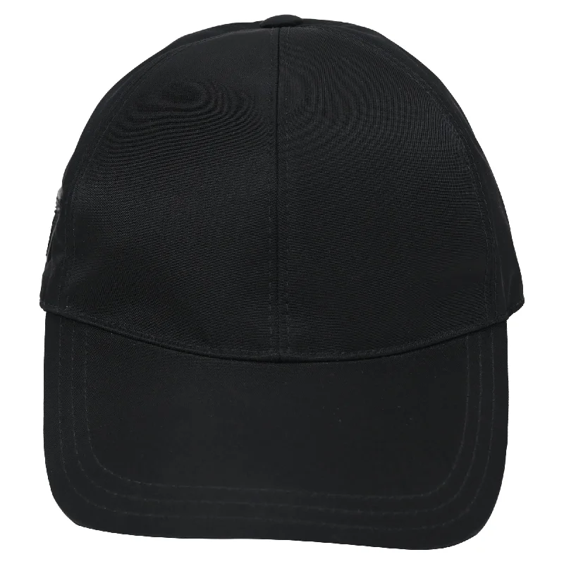 Baseball caps milestone-Baseball caps milestone-Baseball Caps for Sunny Jogging-Prada Re-Nylon Baseball Cap in Black Nylon