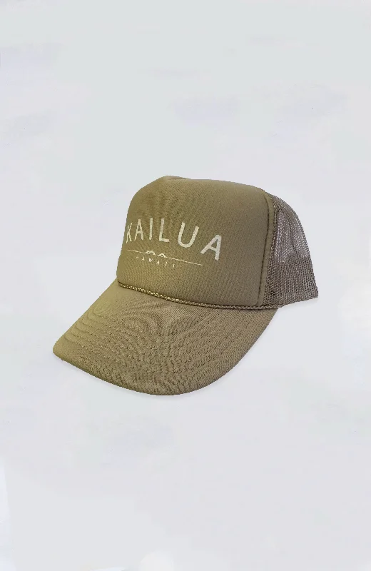 Beanies & headbands for hunting woods-Mokulua Hula - MH Kailua Trucker Hat