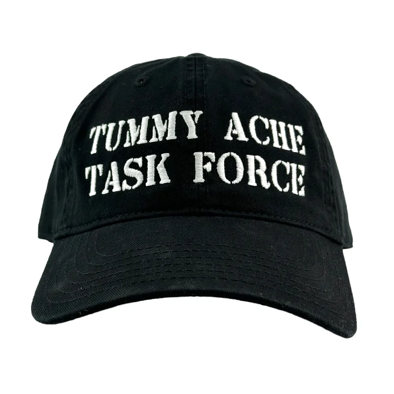 Beanies & headbands for daily wear-Tummy Ache Task Force Hat Custom Embroidered