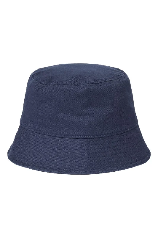 Bucket hats customs-Wool hats for pet courage-Atlantis Headwear Mens Sustainable Bucket Hat - Navy Blue