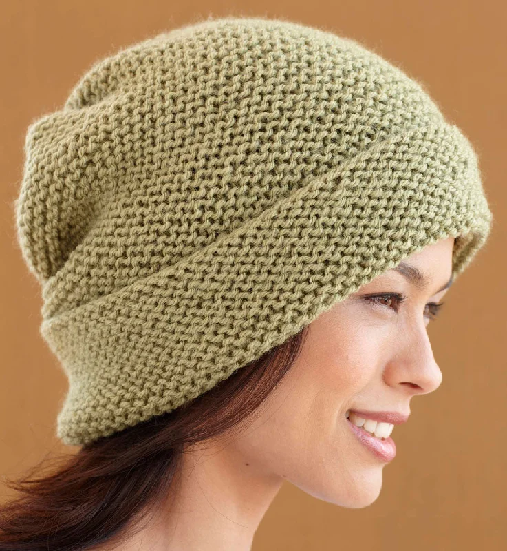 Beanies & headbands for island vibes-Fern Green Hat Pattern (Knit)