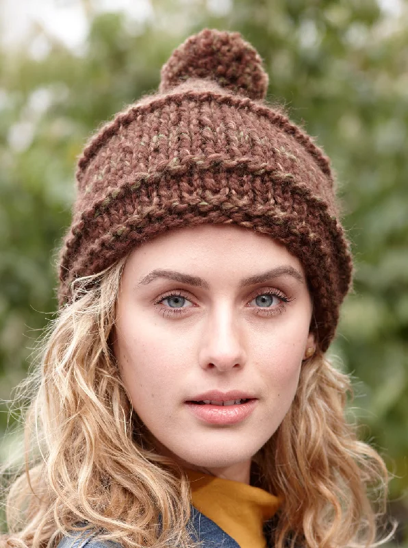 Beanies & headbands for snowboard season-Tweed Beginners Hat Pattern (Knit) - Version 2