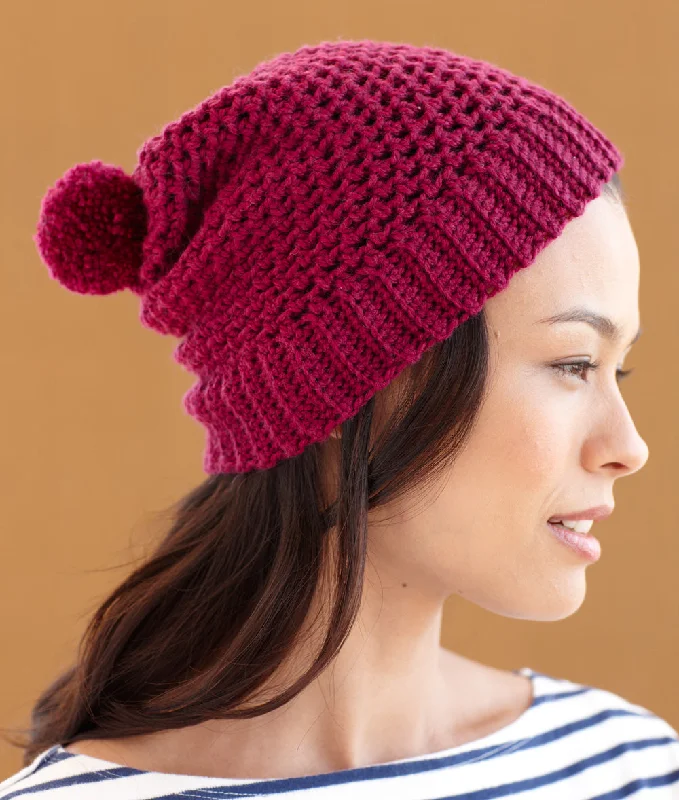 Beanies & headbands for each day-Two Ball Crochet Hat Pattern (Crochet)