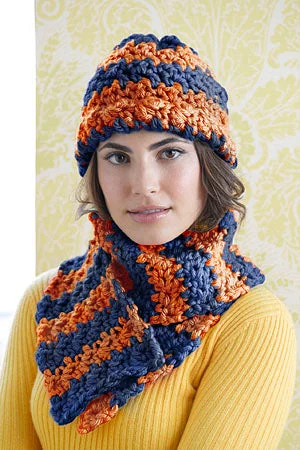 Beanies & headbands for extras-Montmartre Hat and Scarf Pattern (Crochet)