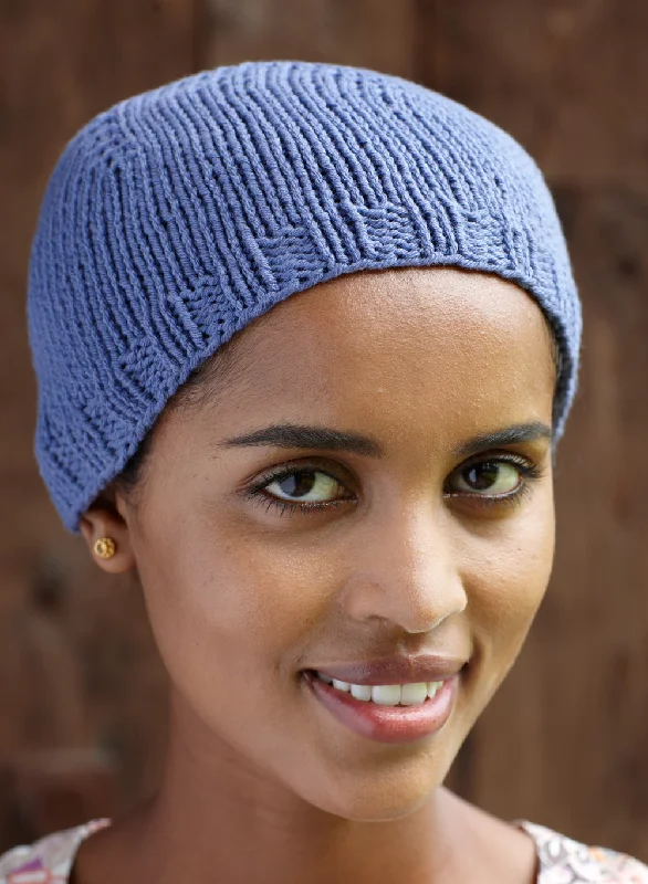 Beanies & headbands for tennis games-Tranquil Violet Hat (Knit)