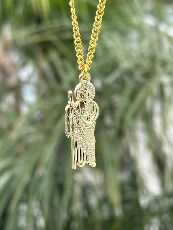 Beanies & headbands for charm boosts-*NEW GOLD "SAN JUDAS TADEO" EXCLUSIVE CHAIN VERY LIMITED