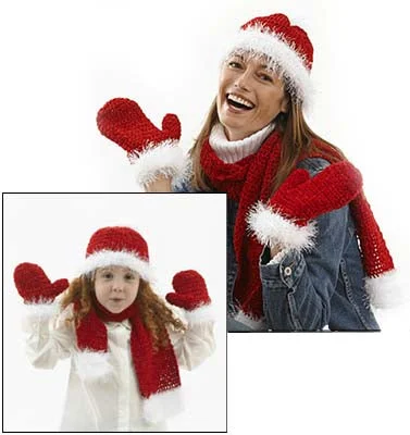 Beanies & headbands for sweater days-Santa Claus Hat Pattern (Crochet)