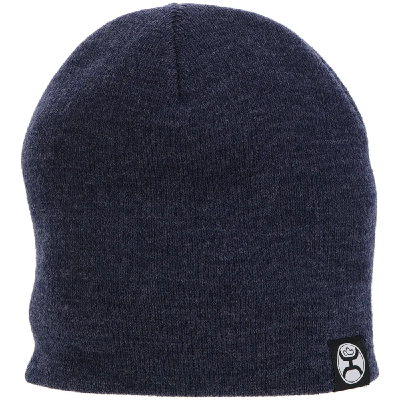 Beanies & headbands for one style-"Hooey Beanie" Navy w/Black & White Logo