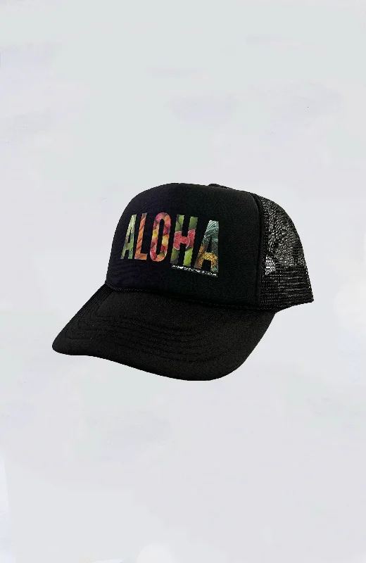 Beanies & headbands for tennis games-Hawaii Domestic Market - HDM Aloha Paina Trucker Hat