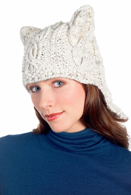 Beanies & headbands for show nights-Quick Cabled Hat Pattern (Knit)