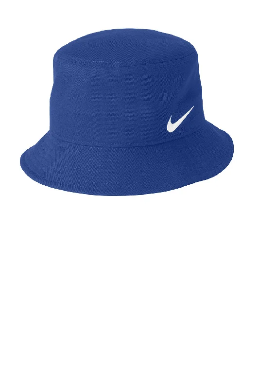 Bucket hats goody bag-Wool hats for pet safaris-Nike Mens Swoosh Bucket Hat - Game Royal Blue - New