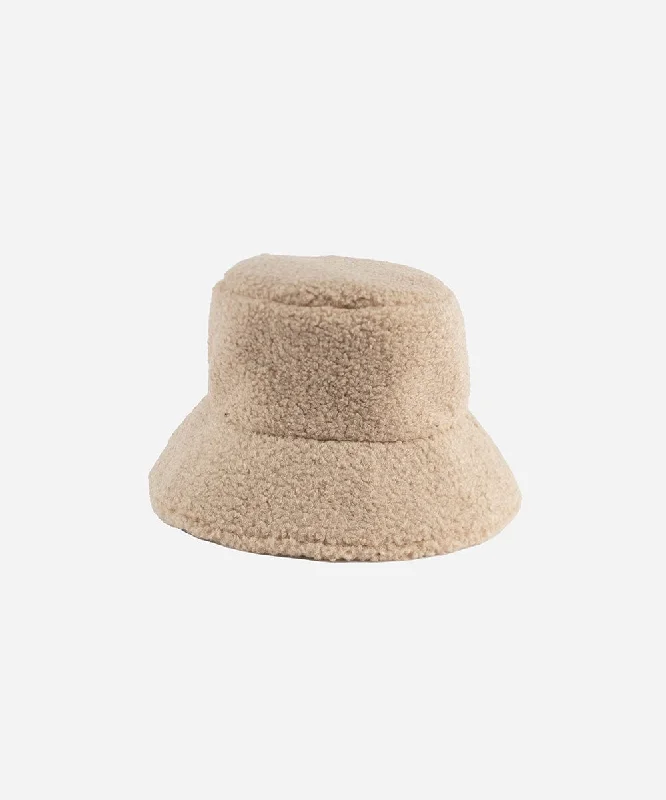 Bucket hats designer-Wool hats for parties-Jackson Sherpa Bucket Hat