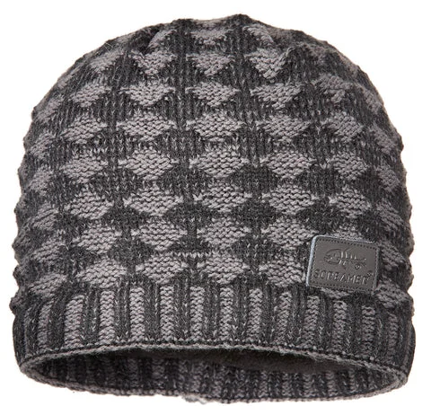 Beanies & headbands for island vibes-Mens Double Waffle Beanie