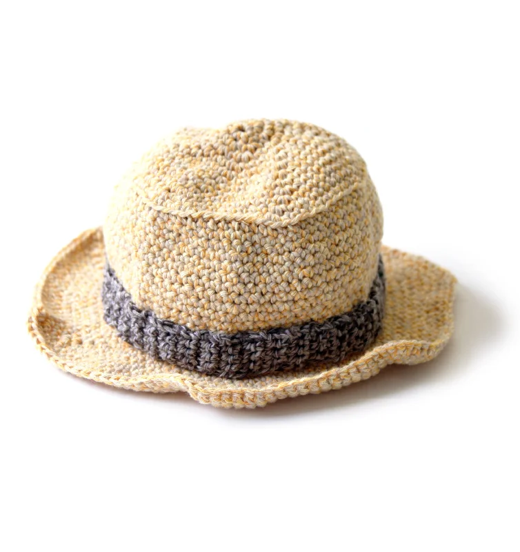 Beanies & headbands for party vibes-Kids Sun Hat Pattern (Crochet)