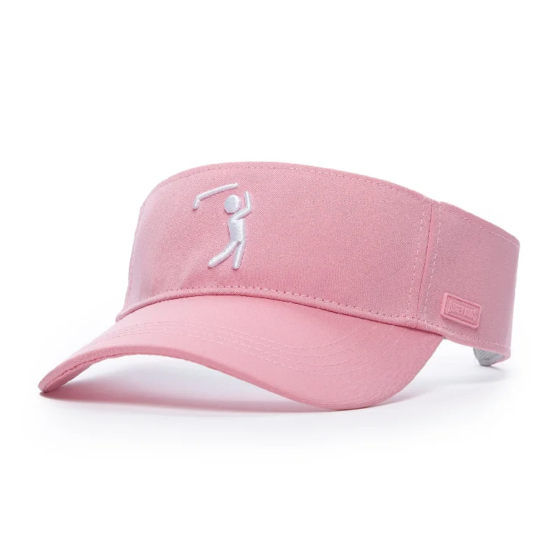 Beanies & headbands for fast wash-Bogeyman Pink - Visor