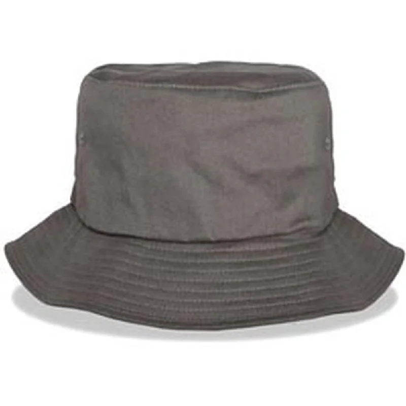 Bucket hats large size-Wool hats felted wool-Gray Big Bucket Hat