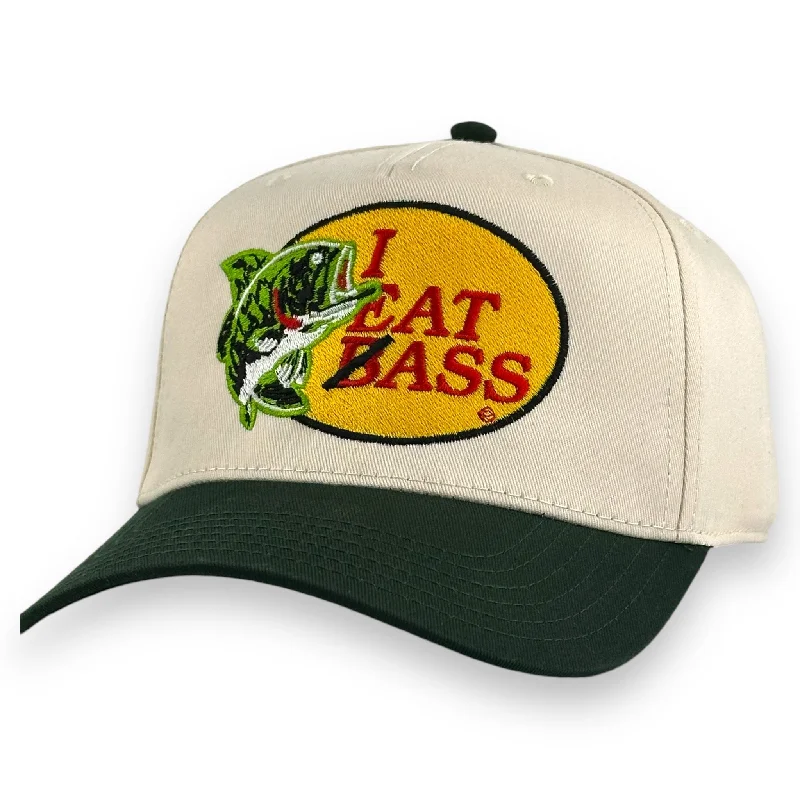 Beanies & headbands for expo swag-I EAT BASS HAT CUSTOM EMBROIDERY