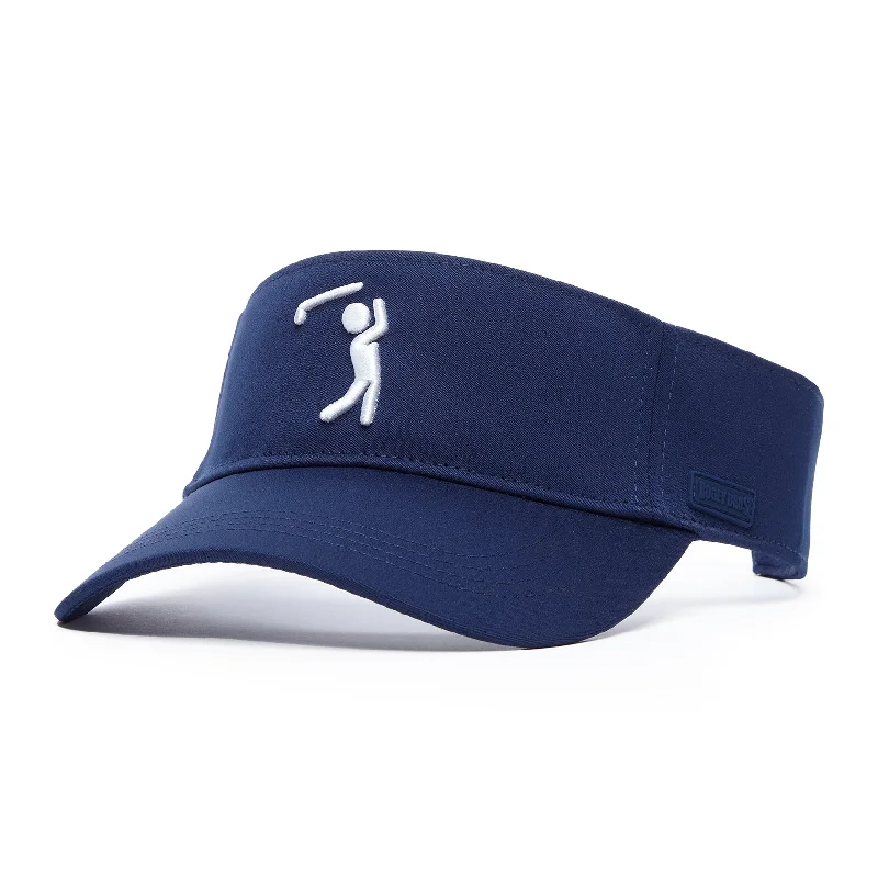 Beanies & headbands for small bags-Bogeyman Navy - Visor